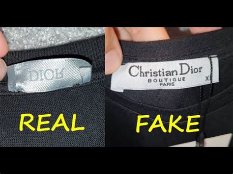 real dior shirt tag|how to tell if Dior shirt is real.